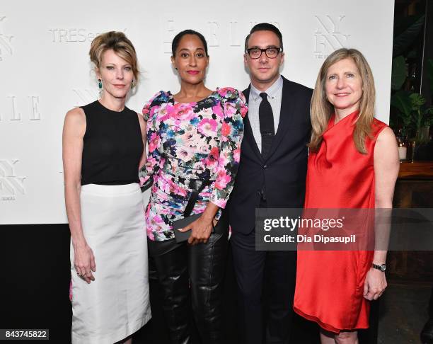 Editor-in-Chief of ELLE Magazine Robbie Myers, Tracee Ellis Ross, President of E! Entertainment Adam Stotsky, and President, NBCU Lifestyle Networks,...