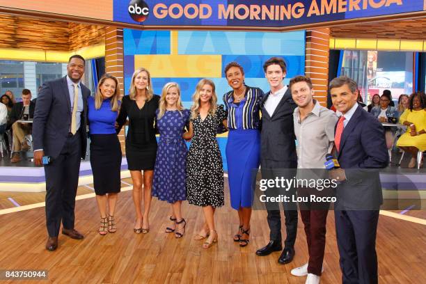 Reese Witherspoon, Pico Alexander, Jon Rudnitsky and director Hallie Meyers-Shyer are guests on "Good Morning America," Thursday, September 7, 2017...