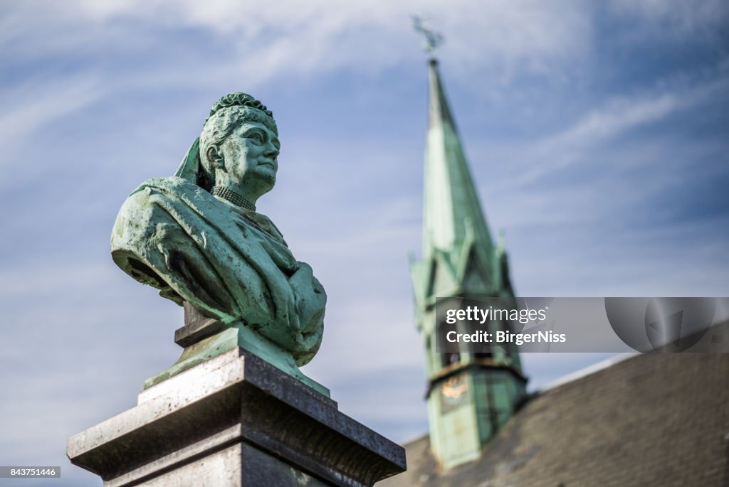 Koningin Louise voor Emmaus kerk, Frederiksberg, Kopenhagen, Denemarken