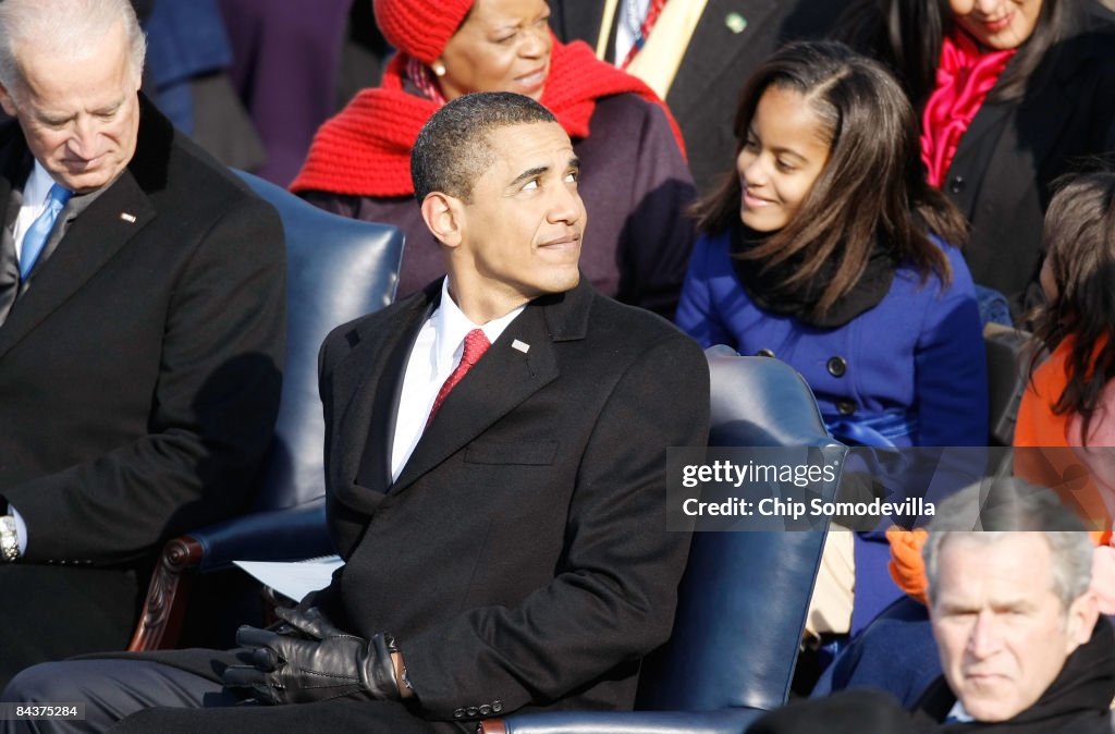 Barack Obama Is Sworn In As 44th President Of The United States