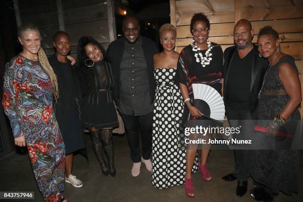 Michaela Angela Davis, Sidra Smith, Misa Hylton, Wouri Vice, Brandice Daniel, Harriette Cole, Emil Wilbekin and Pamela Mack Attend Harlem's Fashion...