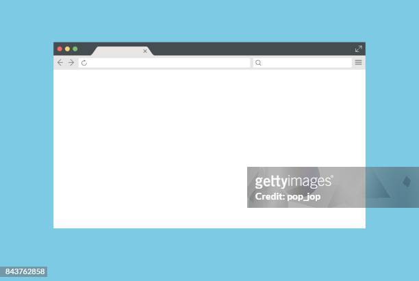 abstract web browser window - vector mockup - computer mockup stock illustrations