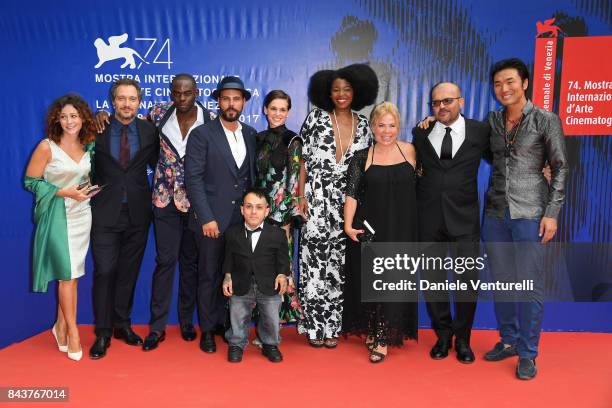 Maria Chiara Augenti, Claudio Santamaria, Narcisse Mame, Marco D'Amore, Sara Serraiocco, Simoncino, Aline Belibi, guest, Cosimo Gomez and Yang Shi...