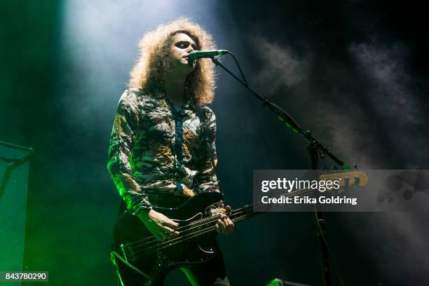 Benji Blakeway of Catfish and the Bottlemen performs at The Amphitheater at the Wharf on September 6, 2017 in Orange Beach, Alabama.