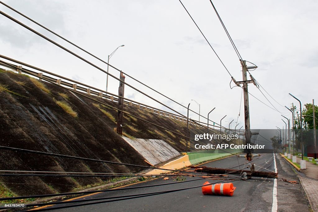 PUERTORICO-WEATHER-HURRICANE-STORM