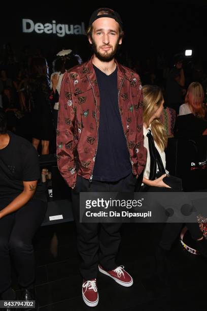 Actor Hopper Jack Penn attends Desigual fashion show during New York Fashion Week: The Shows at Gallery 1, Skylight Clarkson Sq on September 7, 2017...