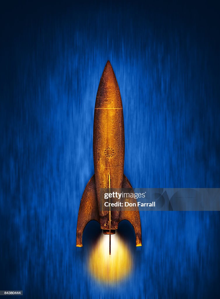  Rusty Rocket blue background