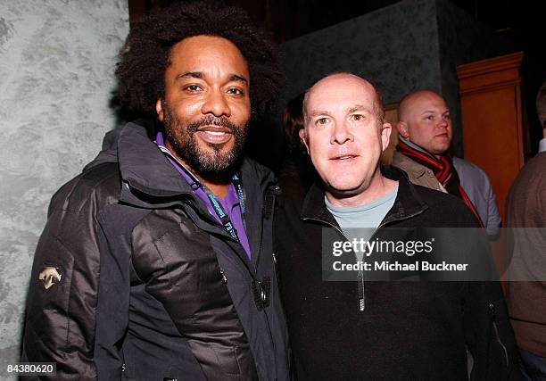 Producer Lee Daniels and co-head of William Morris Agency Independent Cassian Elwes attend the William Morris Agency Independent Sundance Party at...