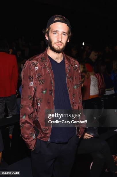 Actor Hopper Penn attends the Desigual fashion show during New York Fashion Week at Gallery 1, Skylight Clarkson Sq on September 7, 2017 in New York...