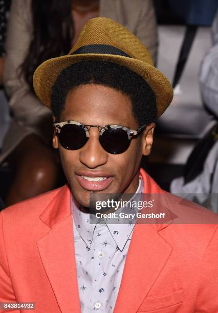 Musician Jon Batiste attends the Desigual fashion show during New York Fashion Week at Gallery 1, Skylight Clarkson Sq on September 7, 2017 in New...