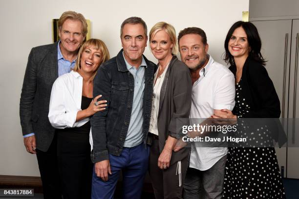 Robert Bathurst, Fay Ripley, James Nesbitt, Hermione Norris, John Thomson and Leanne Best attend the 'Cold Feet' series 7 special screening at The...