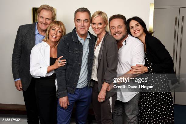 Robert Bathurst, Fay Ripley, James Nesbitt, Hermione Norris, John Thomson and Leanne Best attend the 'Cold Feet' series 7 special screening at The...