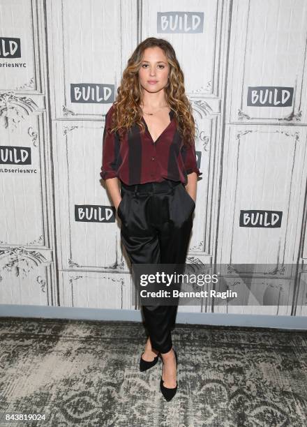 Actress Margarita Levieva visits Build to discuss the HBO series "The Deuce" at Build Studio on September 7, 2017 in New York City.