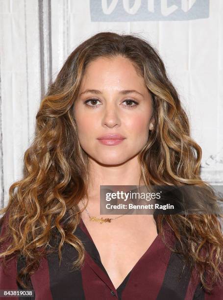 Actress Margarita Levieva visits Build to discuss the HBO series "The Deuce" at Build Studio on September 7, 2017 in New York City.