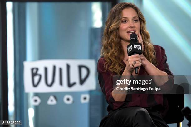Margarita Levieva attends Build Presents to discuss "The Deuce" at Build Studio on September 7, 2017 in New York City.