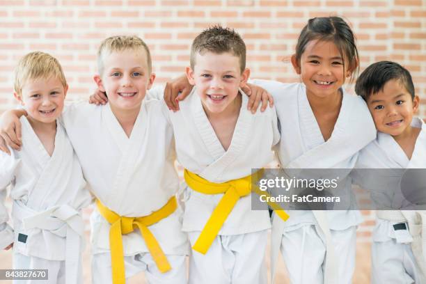 weekend activity - martial arts training stock pictures, royalty-free photos & images