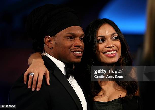Sway interviews actress Rosario Dawson from the MTV & ServiceNation: Live From The Youth Inaugural Ball at the Hilton Washington on January 20, 2009...