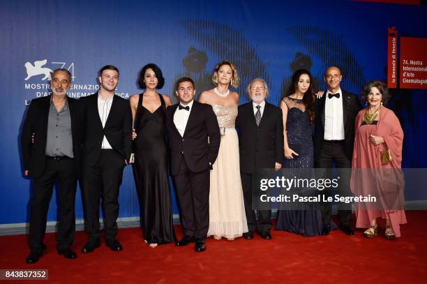 Luciano Miele , Alessandra Scirdi , Monica Carpanese, Renato Scarpa and Alessandro De Carlo walk the red carpet ahead of the 'Manuel' screening...