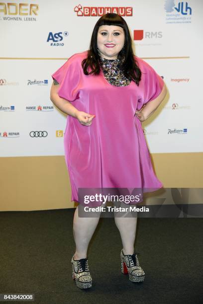 Beth Ditto attends the Deutscher Radiopreis at Elbphilharmonie on September 7, 2017 in Hamburg, Germany.