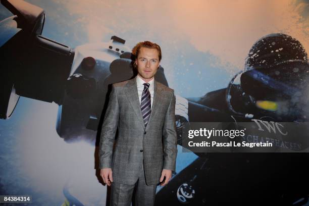 Ronan Keating attends the IWC Schaffhausen Private Dinner Reception held at the Batiment des Forces Motrices during the Salon International de la...