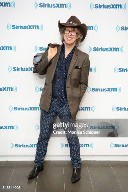 Singer Mike Scott of band The Waterboys visits SiriusXM Studio on September 7, 2017 in New York City.