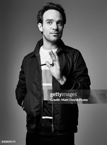 Actor Charlie Cox is photographed for Sharp Magazine, on June 23 in New York City. PUBLISHED IMAGE