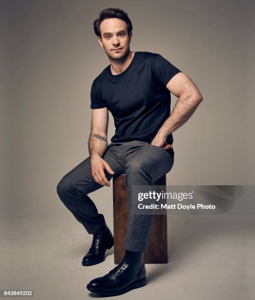 Actor Charlie Cox is photographed for Sharp Magazine, on June 23 in New York City.