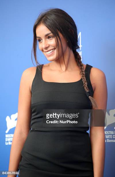 Venice, Italy. 07 September, 2017: Mel Einda El Asfour attend the 'Mektoub; My Love: Canto Uno' photocall during the 74th Venice Film Festival
