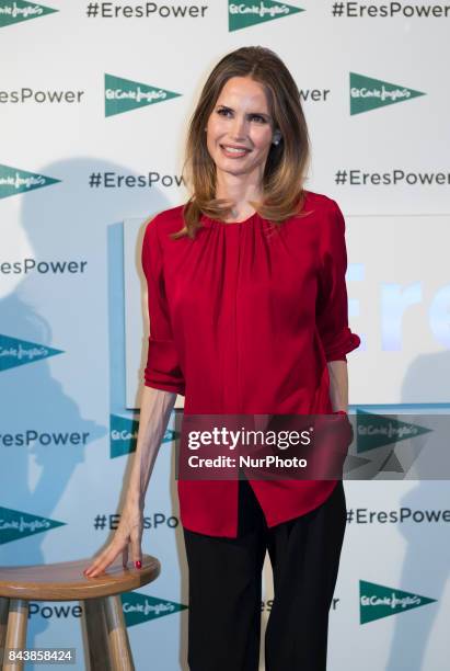 The orchestra director Inma Shara during a promotional event of El Corte Inglés in Madrid. Spain. September 7, 2017