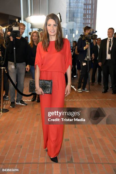 Linda Zervakis attends the Deutscher Radiopreis at Elbphilharmonie on September 7, 2017 in Hamburg, Germany.