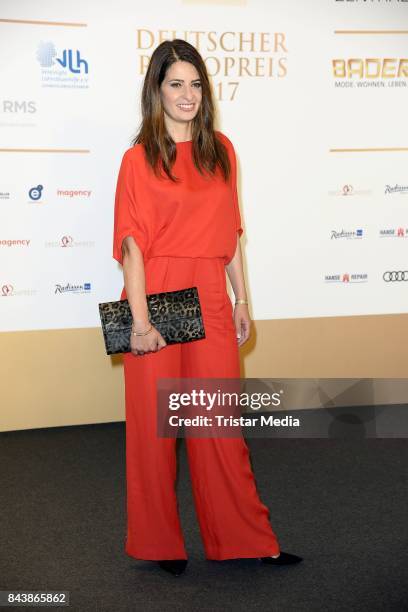 Linda Zervakis attends the Deutscher Radiopreis at Elbphilharmonie on September 7, 2017 in Hamburg, Germany.