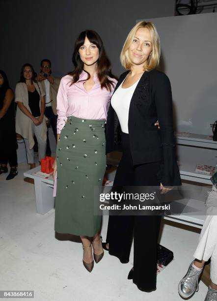 Caitriona Balfe and Tara Swennen attend Noon By Noor September 2017, New York Fashion Week: The Shows at Gallery 3, Skylight Clarkson Sq on September...