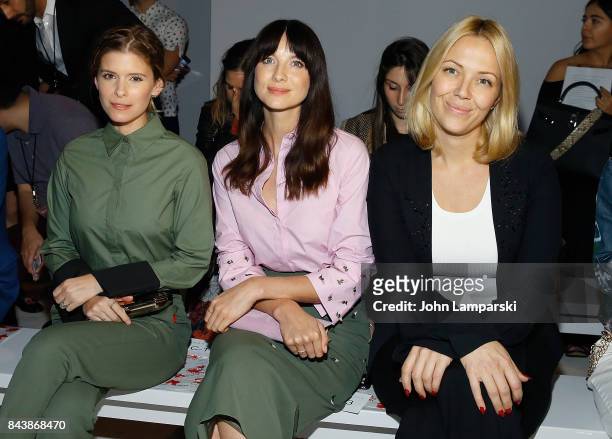 Kate Mara,Caitriona Balfe and Tara Swennen attend Noon By Noor September 2017, New York Fashion Week: The Shows at Gallery 3, Skylight Clarkson Sq on...