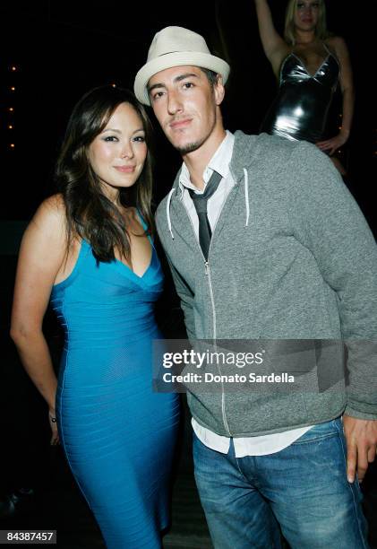 Actress Lindsay Price and actor Eric Balfour attends the Svedka "The Future Starts Now" Inauguration Soiree on January, 20 2009 in Los Angeles...