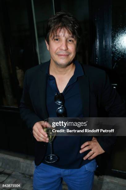 Artist Adel Abdessemed attends the "Richard Wentworth a la Maison Alaia" Exhibition Opening at Azzedine Alaia Gallery on September 7, 2017 in Paris,...