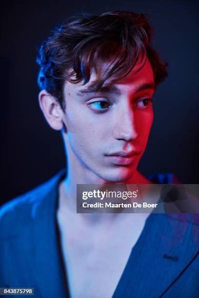 Theodore Pellerin from the film "Never Steady, Never Still" poses for a portrait during the 2017 Toronto International Film Festival at...