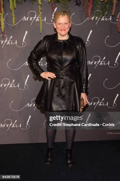 Anna Sherbinina attends the French Premiere of "mother!" at Cinema UGC Normandie on September 7, 2017 in Paris, France.