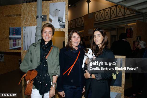 Jacaranda Caracciolo Falck Borghese, Princess Alexandra Borghese and guest attend the "Richard Wentworth a la Maison Alaia" Exhibition Opening at...