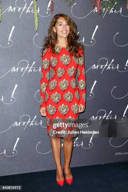 Caterina Murino attends the French Premiere of "mother!" at Cinema UGC Normandie on September 7, 2017 in Paris, France.