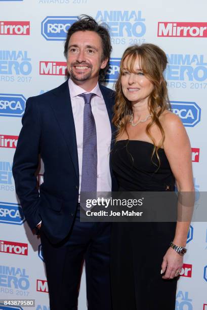 Richard Hammond and Mindy Hammond attend the Animal Hero Awards 2017 at The Grosvenor House Hotel on September 7, 2017 in London, England.