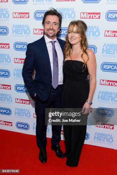 Richard Hammond and Mindy Hammond attend the Animal Hero Awards 2017 at The Grosvenor House Hotel on September 7, 2017 in London, England.