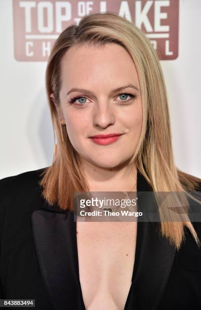 Elisabeth Moss attends "Top Of The Lake China Girl" Premiere at Walter Reade Theater on September 7, 2017 in New York City.