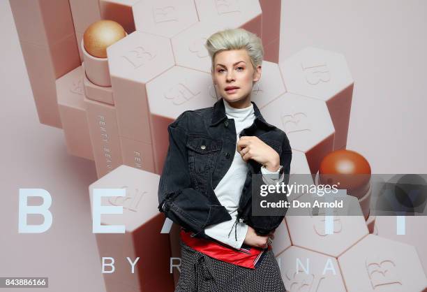 Kate Peck attends the Fenty Beauty by Rihanna Launch on September 8, 2017 in Sydney, Australia.