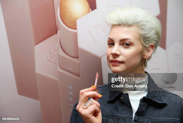 Kate Peck attends the Fenty Beauty by Rihanna Launch on September 8, 2017 in Sydney, Australia.