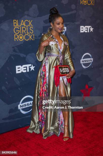 Actress Tiffany Haddish attends Black Girls Rock at New Jersey Performing Arts Center on August 5, 2017 in Newark, New Jersey.