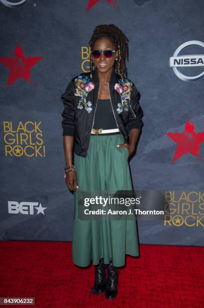 Actress Rutina Wesley attends Black Girls Rock at New Jersey Performing Arts Center on August 5, 2017 in Newark, New Jersey.