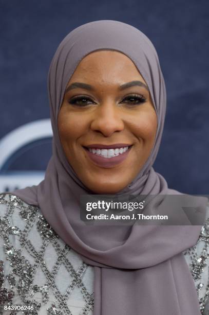 Ibtihaj Muhammad attends Black Girls Rock at New Jersey Performing Arts Center on August 5, 2017 in Newark, New Jersey.