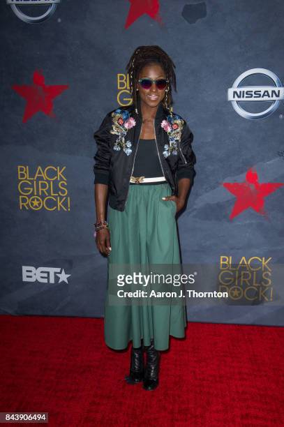 Actress Rutina Wesley attends Black Girls Rock at New Jersey Performing Arts Center on August 5, 2017 in Newark, New Jersey.