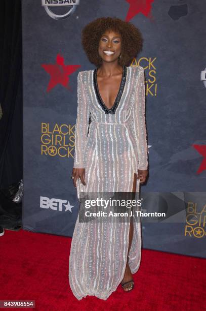 Actress Issa Rae attends Black Girls Rock at New Jersey Performing Arts Center on August 5, 2017 in Newark, New Jersey.