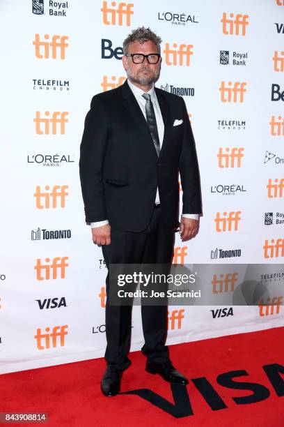 Yorick van Wageningen attends the 'Papillon' premiere during the 2017 Toronto International Film Festival at Princess of Wales Theatre on September...